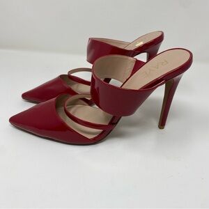 Raye Bend Heel Dark Red Pumps Heels Women's Size 10